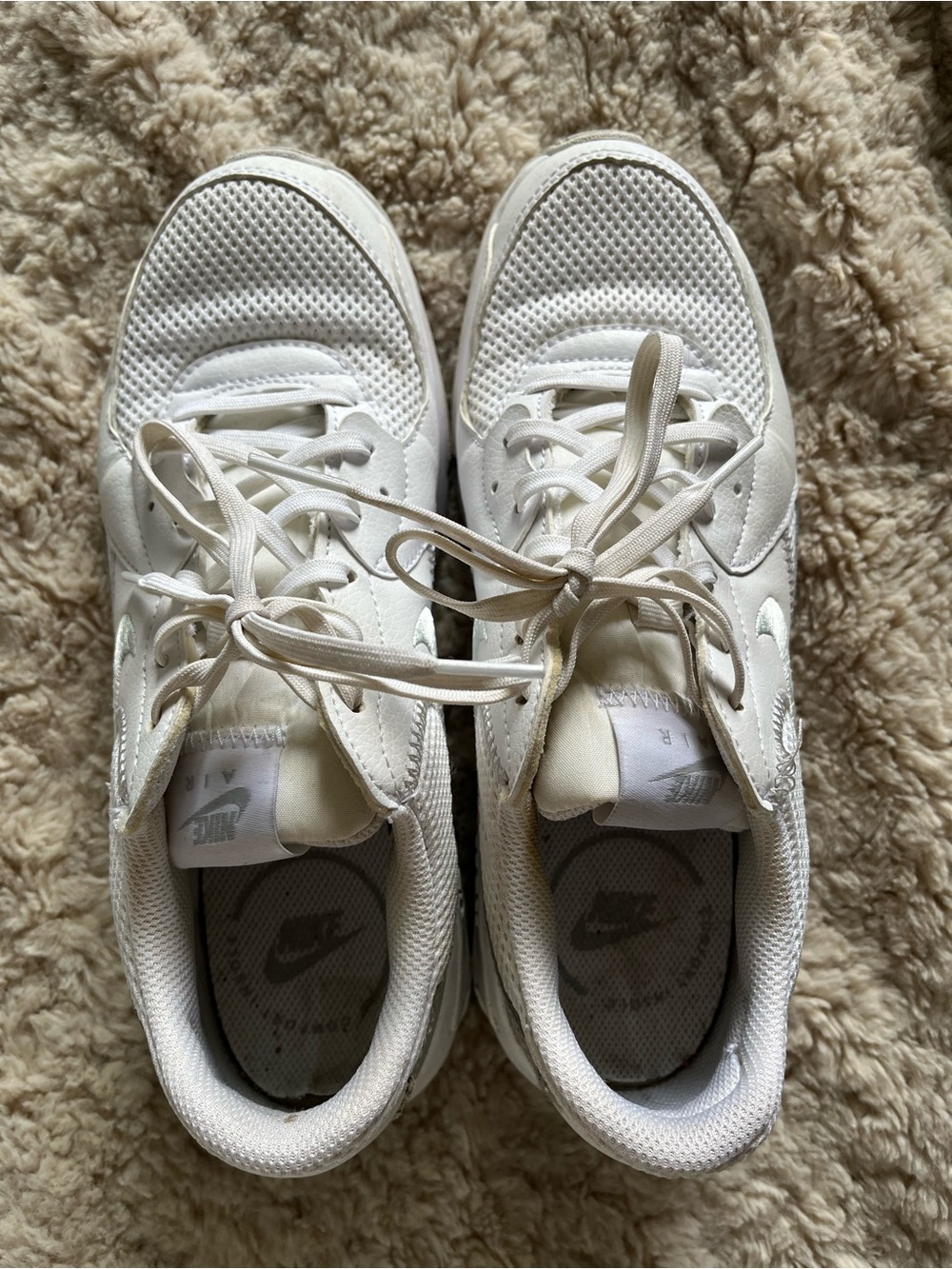 Nike Women’s White Low-Top Athletic Sneakers - Picture 3 of 4